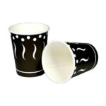 VASO PAPEL ESTAMPADO NEGRO 240ML (8oz) P/50 UNIDADES REF. 001010298 - Imagen 2