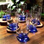 VASO MODELO IBISCO PIE AZUL 20CL E/3 UNIDADES - Imagen 2