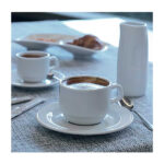 TAZA MOKA PORCELANA 80CC MODELO TURIA P/6 UNIDADES