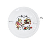 PLATO PIZZA DECORADO 30CM DUOMO REF. WA25490 - Imagen 2