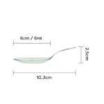 CUCHARITA APERITIVO MODELO NEPTUNO PLASTICO 10.3X4 REF. MB28 P/25 UNIDADES - Imagen 2