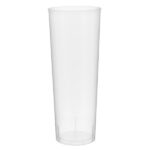 VASO TUBO PLASTICO P.P. IROMPIBLE TRANSLUCIDO P/6 UNIDADES