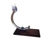 JAMONERO PROFESIONAL MODELO ROTARY  INOX- MADERA - Imagen 2