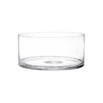 CENTRO MESA CILINDRICO CRISTAL TRANSPARENTE RECICLADO 49575