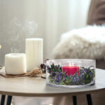 CENTRO MESA CILINDRICO CRISTAL TRANSPARENTE RECICLADO 49575 - Imagen 5