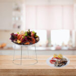 SOPORTE BANDEJA MARISCO CROMO REF. 11781 - Imagen 2