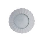 PLATO PRESENTACION 34CM ONDAS NATURE CRISTAL RECICLADO