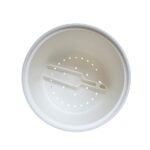 CUBITERA PLASTICO HERMETICA BLANCA TAPA ROJA - Imagen 3