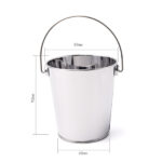 MINI CUBO PRESENTACION APERITIVO 9X9 INOX REF. 7439036